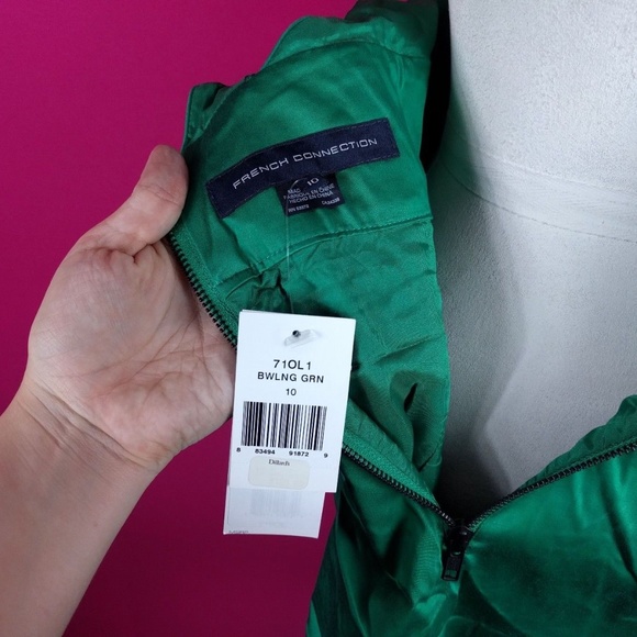 @ French Connection size 10 Green Dress Career - Picture 5 of 7